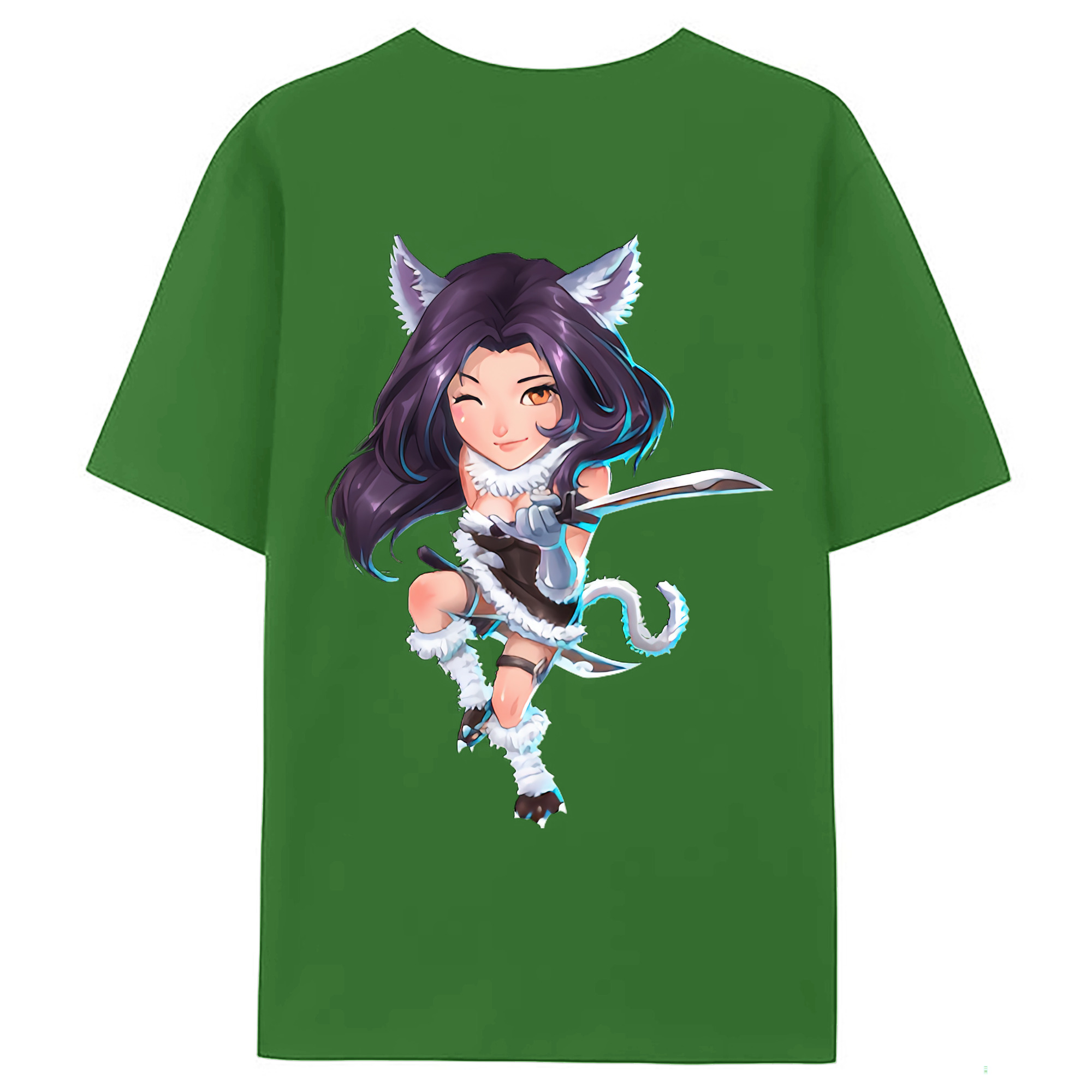 （画像用） リーグ・オブ・レジェンド League of Legends LOL レディース半袖Tシャツ(バックプリント)